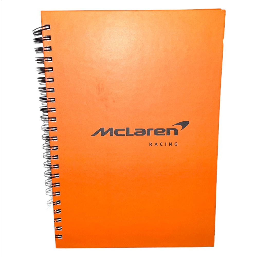 McLaren Hardcover Ruled Spiral Notebook
